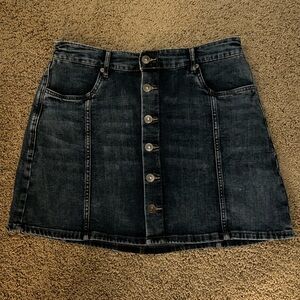 Aerie Jean Skirt-Like New-Large